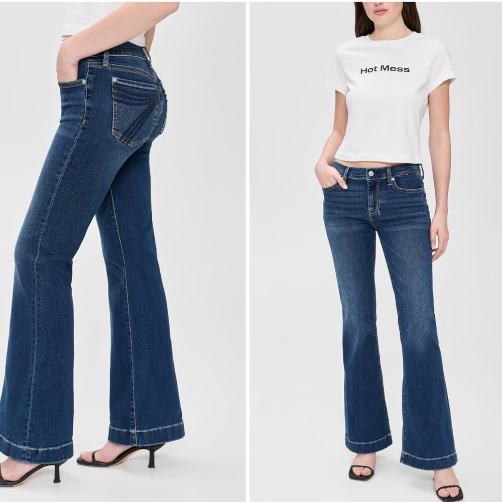 BNWT 7 For All Mankind Dojo Tailorless Jeans in M… - image 1